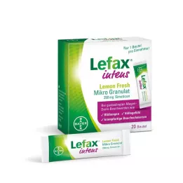 LEFAX intensiivne Lemon Fresh Micro Granul. 250 mg Sim. 20 tk