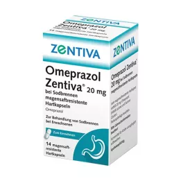 OMEPRAZOL Zentiva 20 mg kõrvetiste puhul, 14 tk