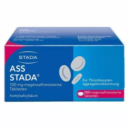 ASS STADA 100 mg kõhuga kaetud tabletid, 100 tk