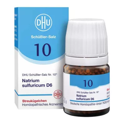 DHU Schüßleri sool nr 10 Natrum sulfuricum D6 gloobules, 10 g