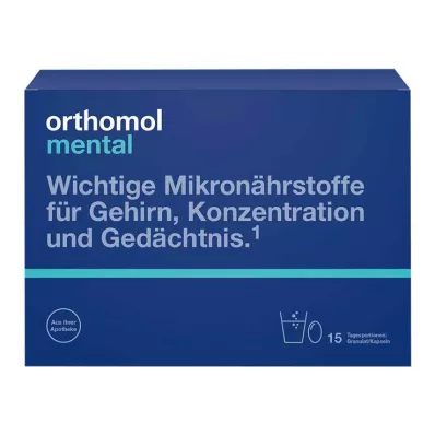 Orthomol Mental graanulid / kapslid 15 päeva portsjonit, 1 p