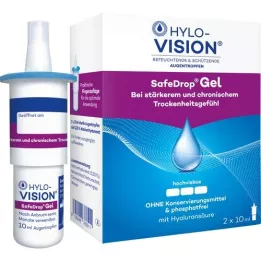 HYLO-VISION SafeDrop geel-silmatilgad, 2X10 ml