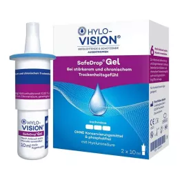 HYLO-VISION SafeDrop geel-silmatilgad, 2X10 ml