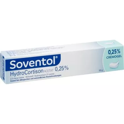 SOVENTOL Hüdrokortisoonatsetaat 0,25% kreem, 50 g