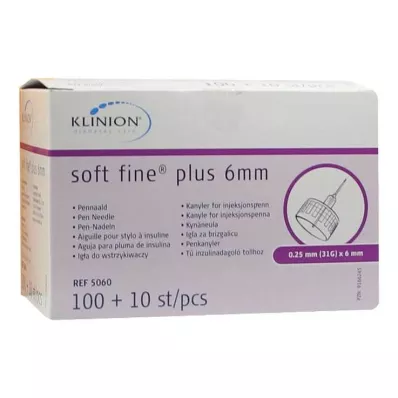 Soft Fine plus 0,25x6 mm 31G kanüül Cpc, 110 tk Soft Fine plus 0,25x6 mm 31G kanüül Cpc, 110 tk