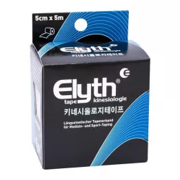 KINESIOLOGIE teip Elyth 5 cmx5 m must, 1 tk