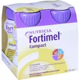 FORTIMEL Compact 2.4 Banaanimaitse, 4X125 ml
