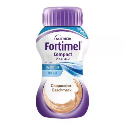Fortimel Compact 2,4 cappuccino maitsega, 4X125 ml