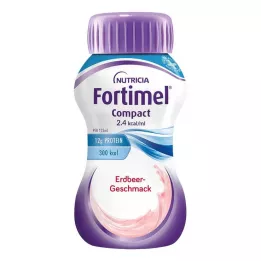 FORTIMEL Compact 2.4 maasikamaitse, 4X125 ml