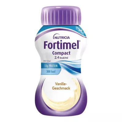 Fortimel Compact 2,4 vanillimaitseline, 4X125 ml