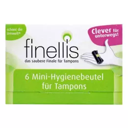 FINELLIS Mini hügieenikotid tampoonide jaoks, 6 tk