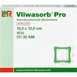 VLIWASORB Pro superabsorb.comp.sterile 12,5x12,5 cm, 10 tk