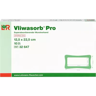 VLIWASORB Pro superabsorb.comp.sterile 12,5x22,5 cm, 10 tk
