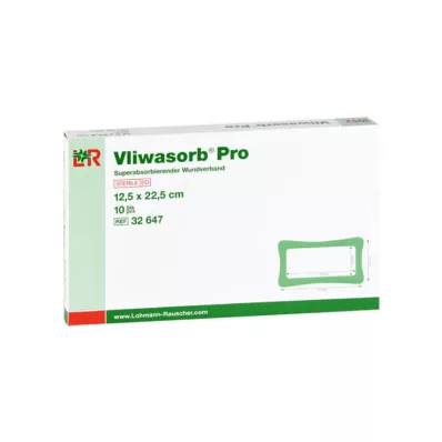 Vliwasorb Pro suberabsorb.Komp.steril 12,5x22,5 cm, 10 tk