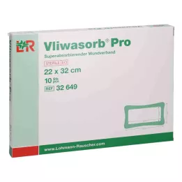 VLIWASORB Pro superabsorb.comp.sterile 22x32 cm, 10 tk