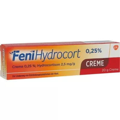 FENIHYDROCORT Kreem 0,25%, 20 g