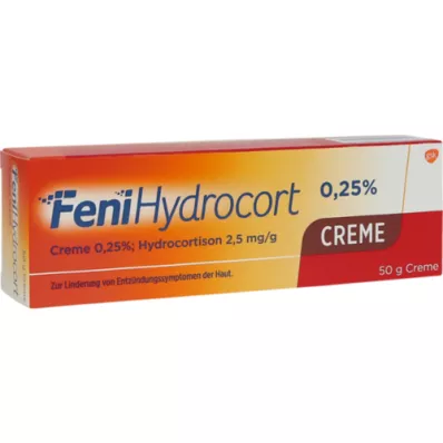 FENIHYDROCORT Kreem 0,25%, 50 g