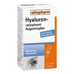 HYALURON-RATIOPHARM silmatilgad, 2X10 ml