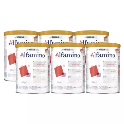 ALFAMINO Pulber, 6X400 g