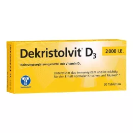 DEKRISTOLVIT D3 2,000 I.U. tabletid, 30 tk