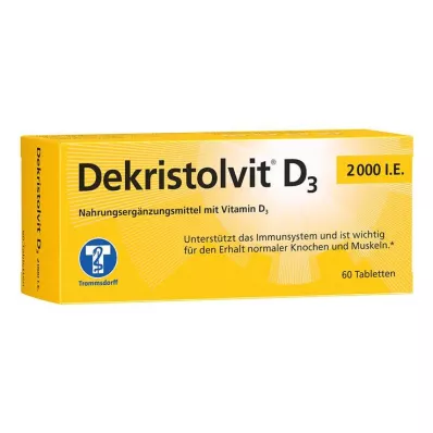 Dekristolvit D3 2000 IU tabletid, 60 tk