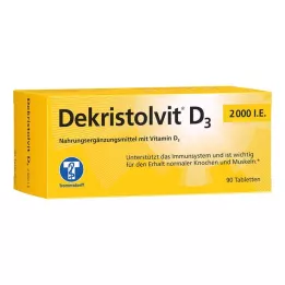 DEKRISTOLVIT D3 2000 I.U. tabletid, 90 tk