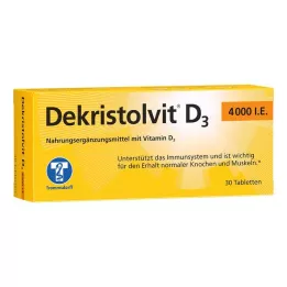 DEKRISTOLVIT D3 4000 I.U. tabletid, 30 tk
