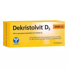 DEKRISTOLVIT D3 4000 I.U. tabletid, 60 tk