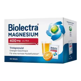 BIOLECTRA Magneesium 400 mg ultra Trinkgran.Orange, 40 tk