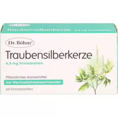 DR.BÖHM Black cohosh 6,5 mg õhukese polümeerikattega tabletid, 60 tk