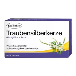Böhm black cohosh 6,5 mg õhukese polümeerikattega tabletid, 60 tk