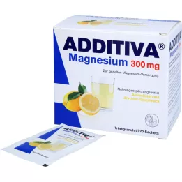 ADDITIVA Magneesium 300 mg N kotikesed, 20 tk