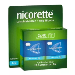NICORETTE freshmint 4 mg pressitud pastillid, 80 tk