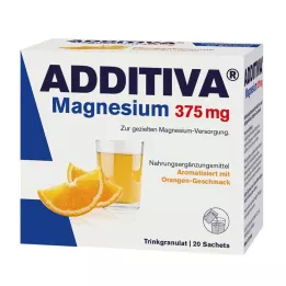 ADDITIVA Magneesium 375 mg kotikesed oranž, 20 tk
