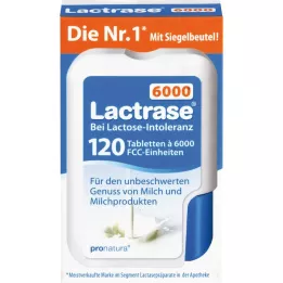 LACTRASE 6,000 FCC Tabletid klõpsuga dosaatoris, 120 tk
