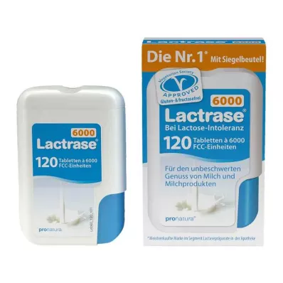 Lactrase 6000 FCC tabletti klikijaoturis, 120 tk Lactrase 6000 FCC tabletti klikijaoturis, 120 tk