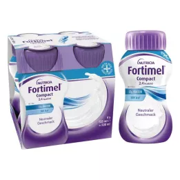 FORTIMEL Compact 2.4 neutraalne, 4X125 ml
