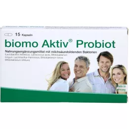 BIOMO Aktiivsed Probiootikapslid, 15 kapslit