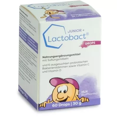 LACTOBACT Junior Drops pastillid, 60 tk