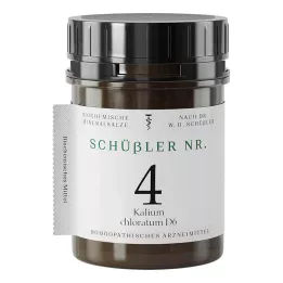 Schüssler No.4 Potassium chloratum D 6 tabletid, 400 tk