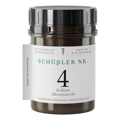 Schüssler No.4 Potassium chloratum D 6 tabletid, 400 tk
