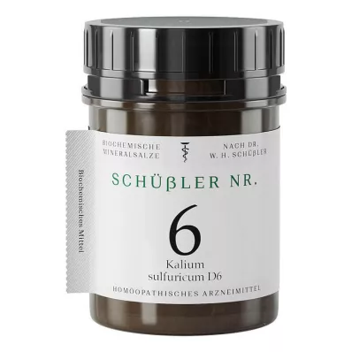 Schüssler No.6 Kalium sulfuricum D 6 tabletid, 1000 tk