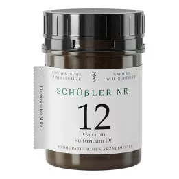 Schüssler No.12 Calcium sulfuricum D 6 tabletti, 400 tk