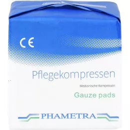 PFLEGEKOMPRESSEN lausmaterjal 10x10 cm mittesteriilne 4-kordne, 100 tk