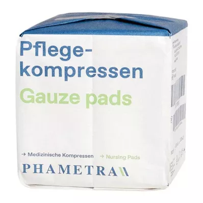 PFLEGEKOMPRESSEN lausmaterjal 10x10 cm mittesteriilne 4-kordne, 100 tk PFLEGEKOMPRESSEN lausmaterjal 10x10 cm mittesteriilne 4-kordne, 100 tk
