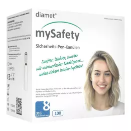 DIAMET mySafety turvapliiats Kan.31 G 0.25x8 mm, 100 tk