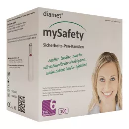 DIAMET mySafety turvapliiats Kan.31 G 0.25x6 mm, 100 tk