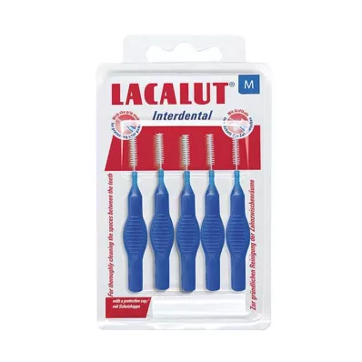 LACALUT Interdental M hari läbimõõduga 3,0 mm, 5 tk