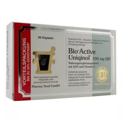 Bio Active Uniqinol 100 mg QH kapslid, 90 tk Bio Active Uniqinol 100 mg QH kapslid, 90 tk