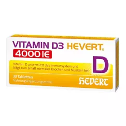 Vitamiin D3 Hevert 4000 IU tabletid, 30 tk